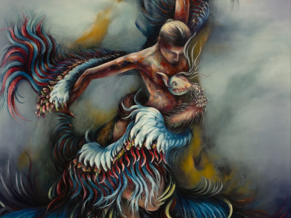 simurg, zümrüdü anka, phoenix, emerald phoenix